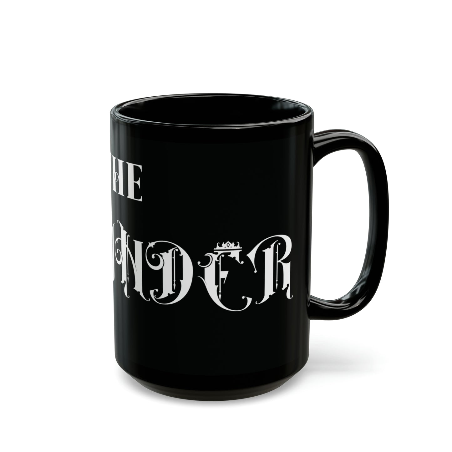 The Founder: Lion Graphic Glossy Black Mug (11oz, 15oz)