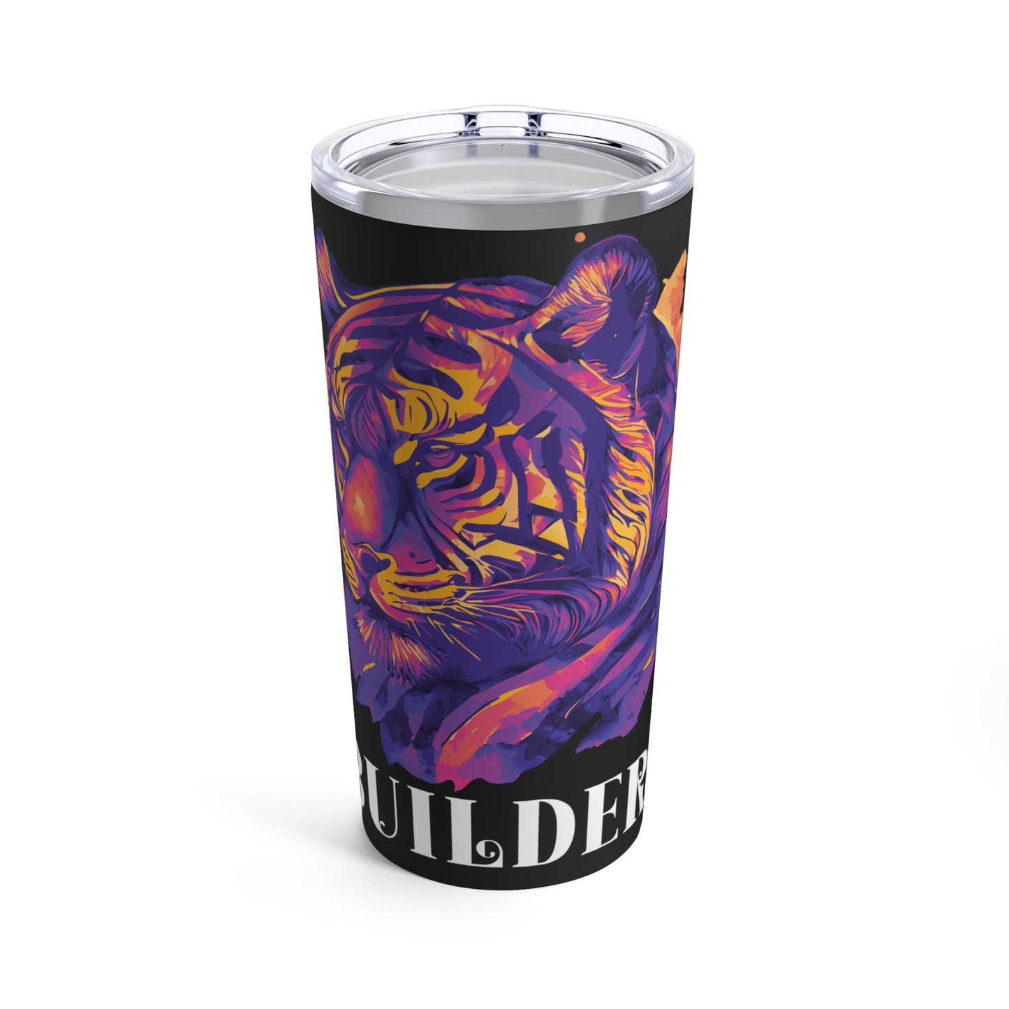 BUILDER: Tiger Graphic Tumbler (20oz)