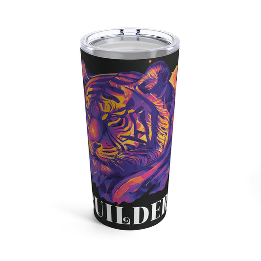 BUILDER: Tiger Graphic Tumbler (20oz)