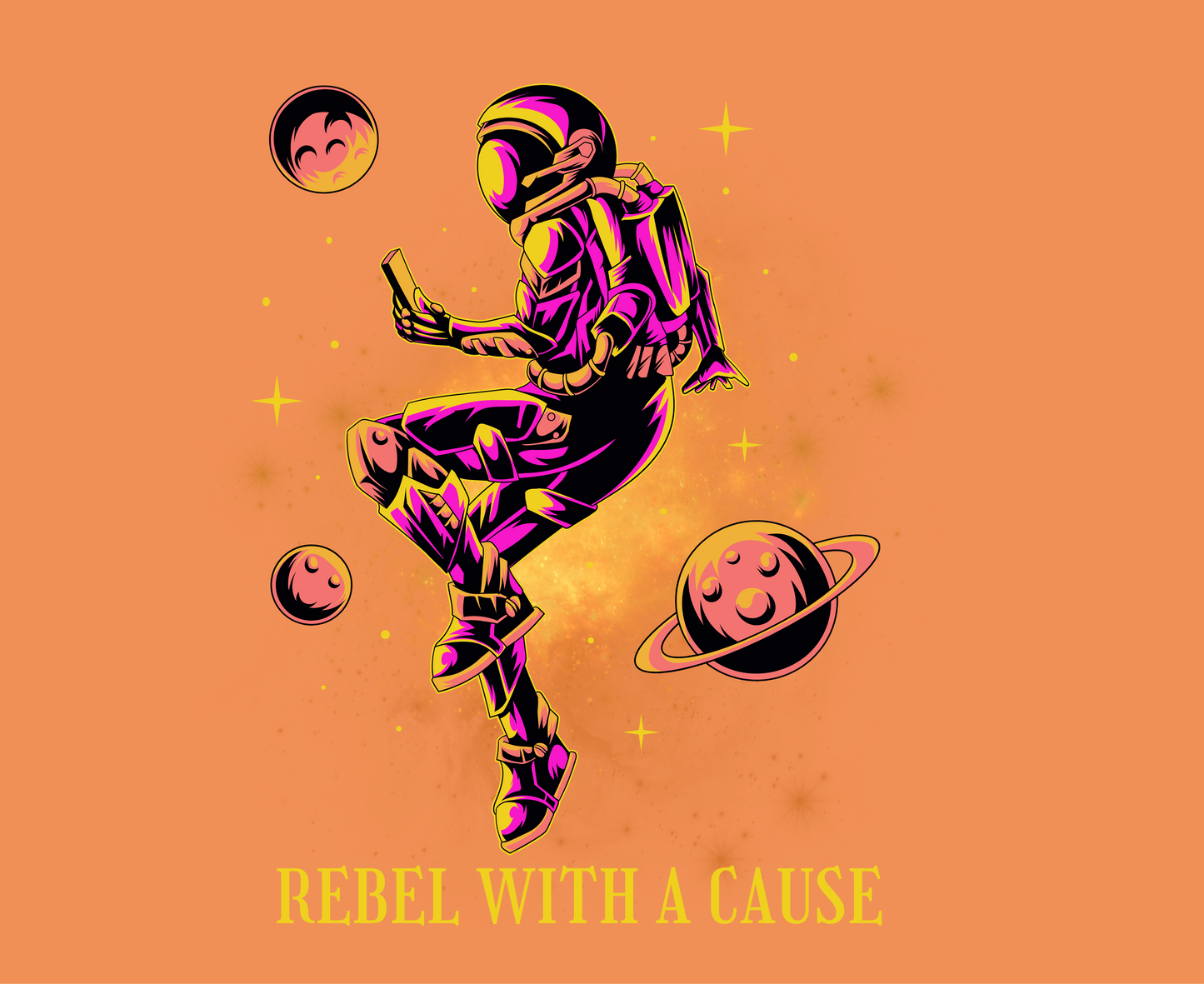 Unisex Tee: Rebel With A Cause