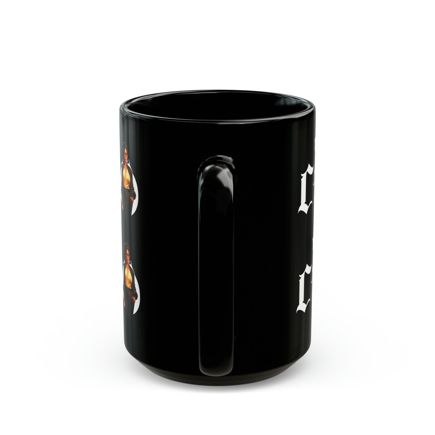 The CEO: Lady Boss Graphic Glossy Black Mug (11oz, 15oz)