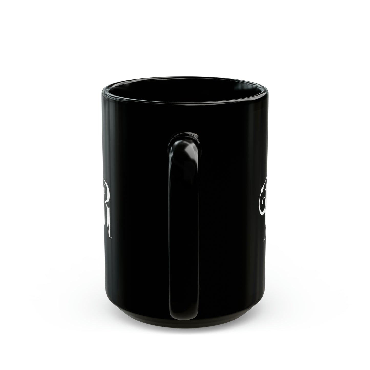 The Founder: Lion Graphic Glossy Black Mug (11oz, 15oz)