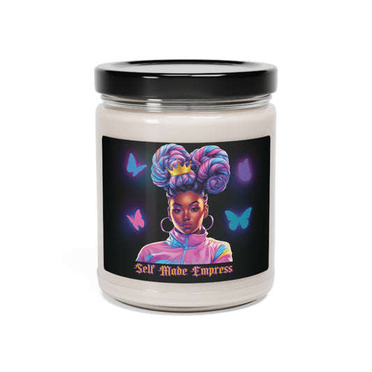 9oz Scented Soy Candle: Self-Made Empress (Five Scents)