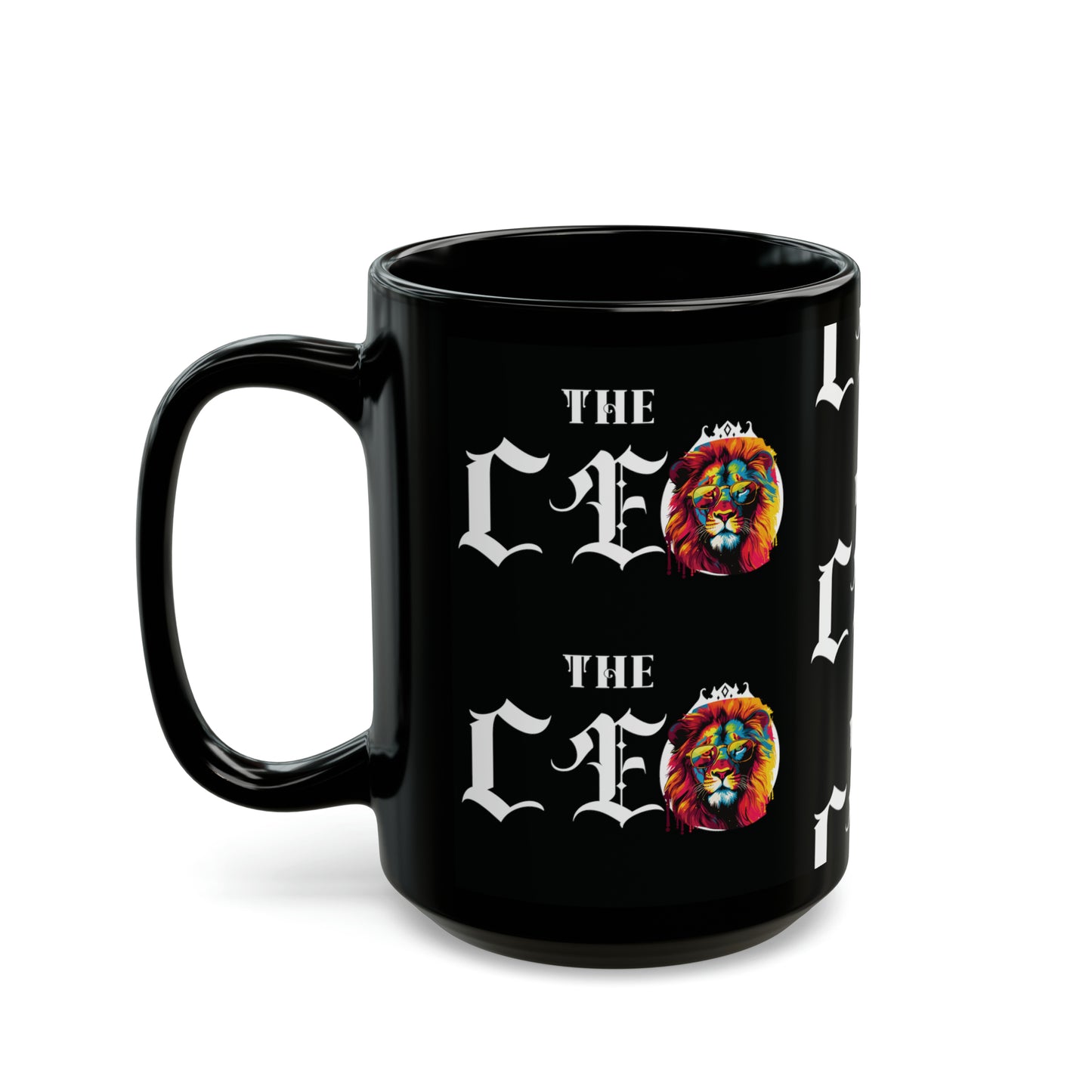 The CEO: Glossy Black Mug (11oz, 15oz)