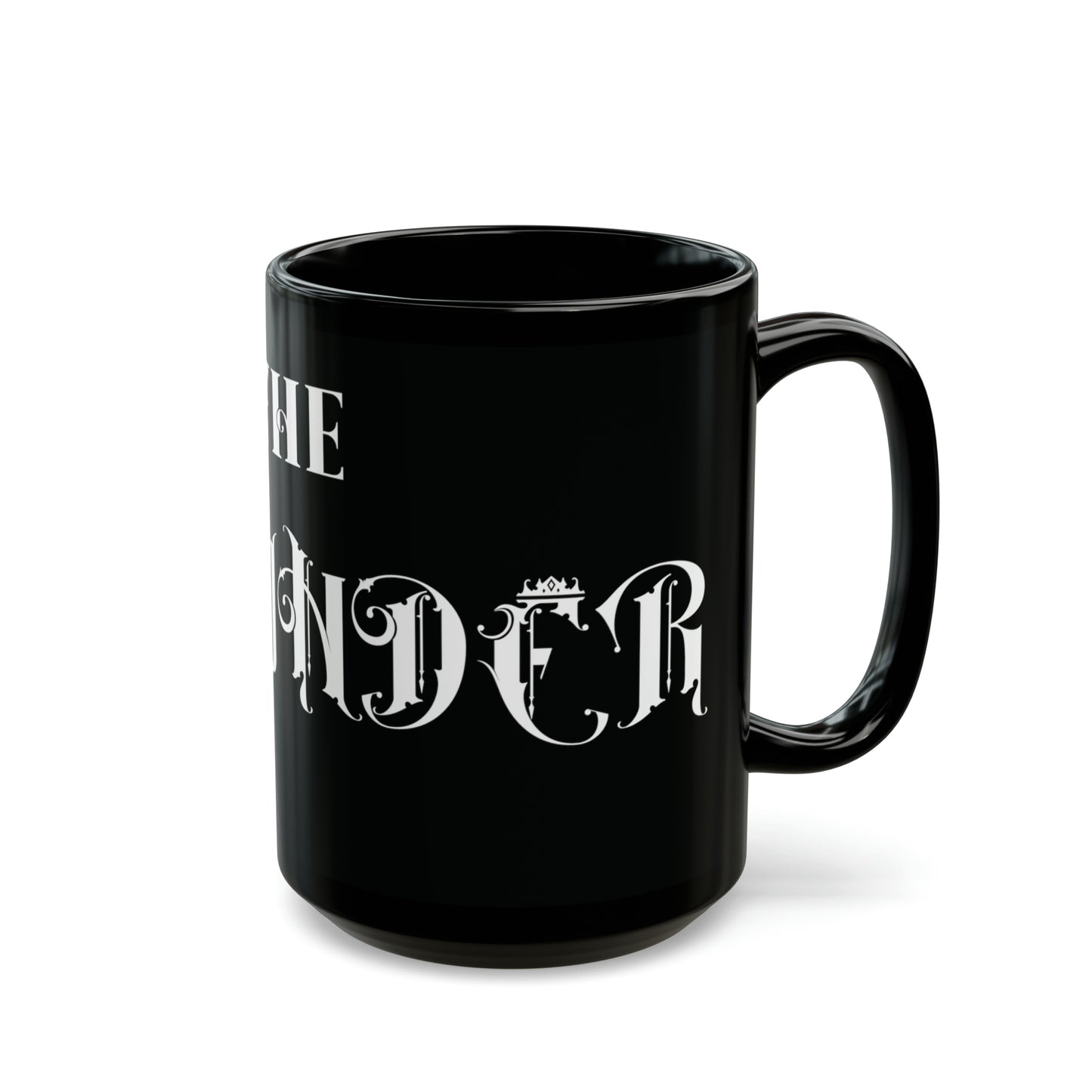 The Founder: Lion Graphic Glossy Black Mug (11oz, 15oz)