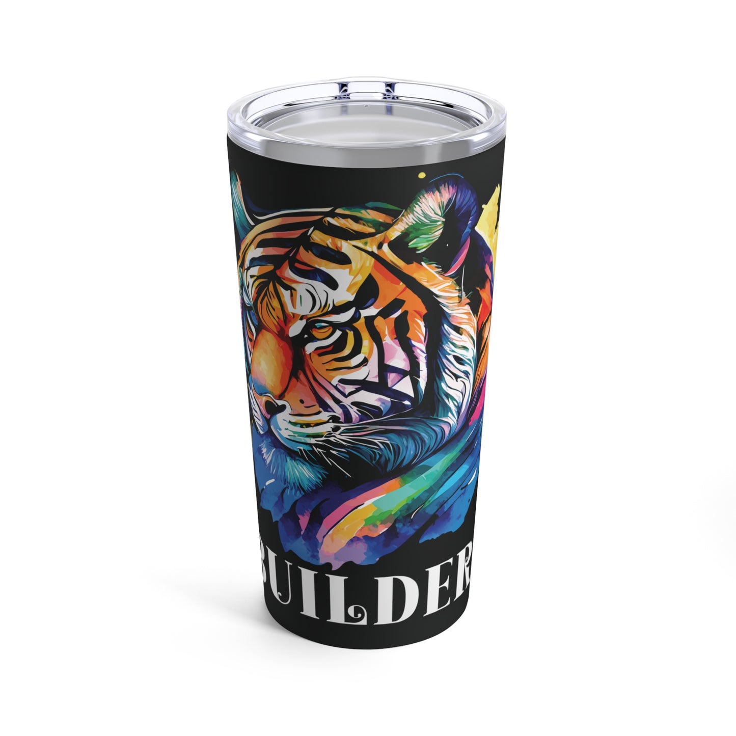 BUILDER: Tiger Graphic Tumbler (20oz)