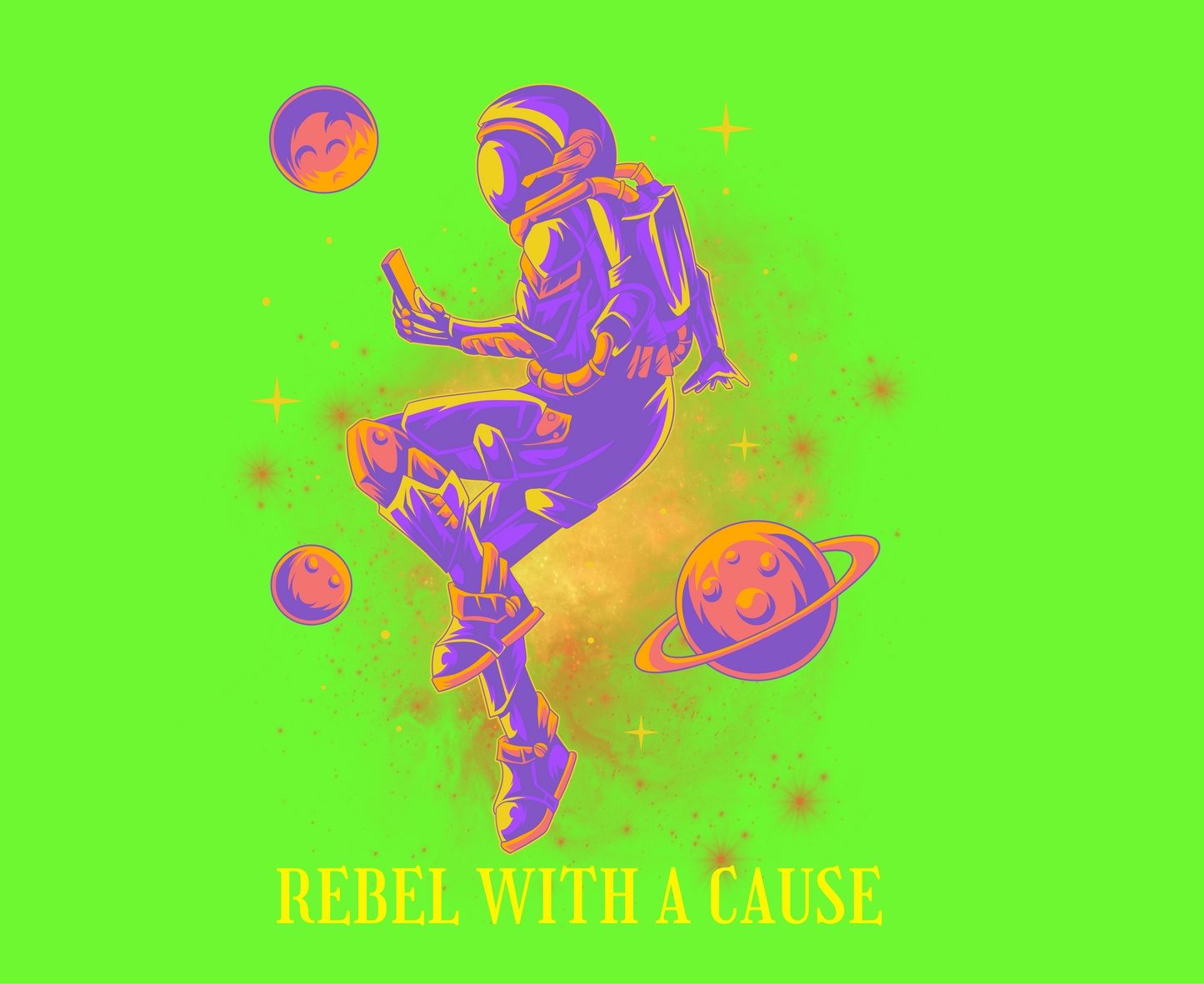 Unisex Tee: Rebel With A Cause