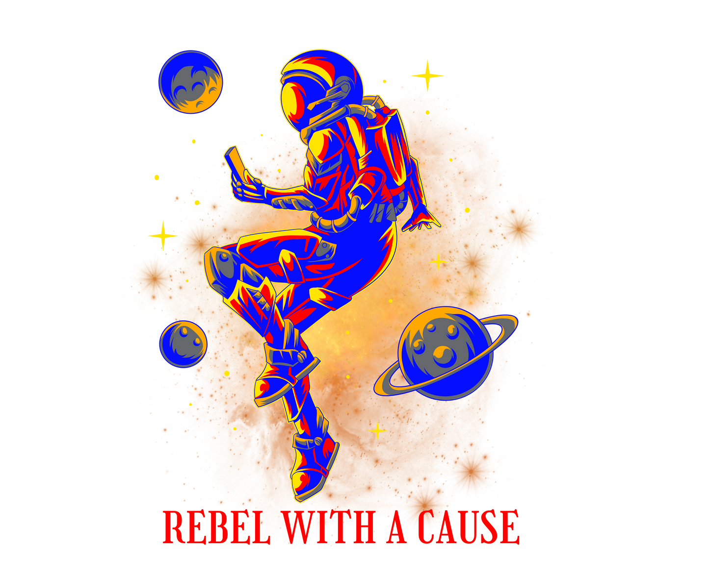 Unisex Tee: Rebel With A Cause