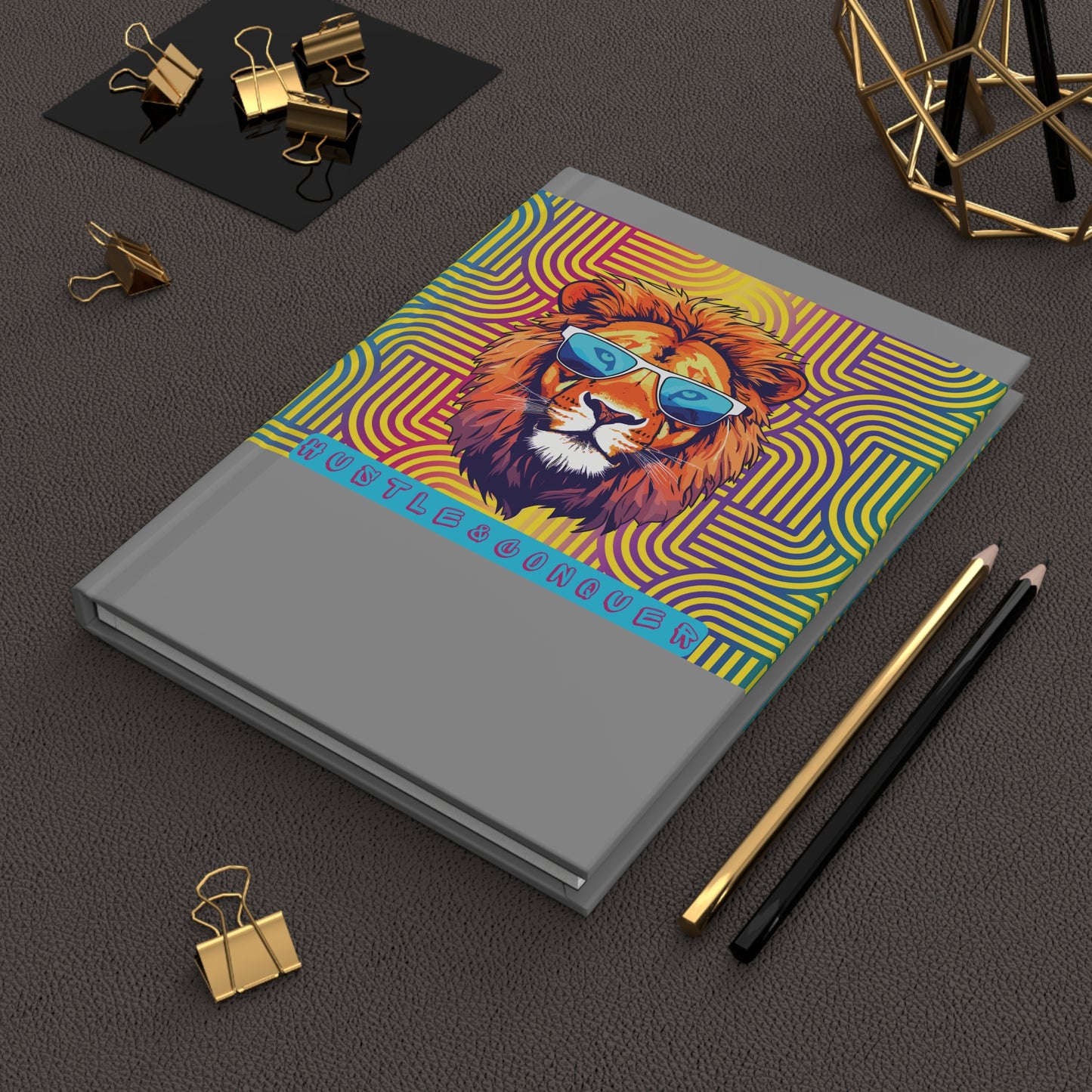 Hardcover Success Mindset Journal/Notebook: Hustle & Conquer