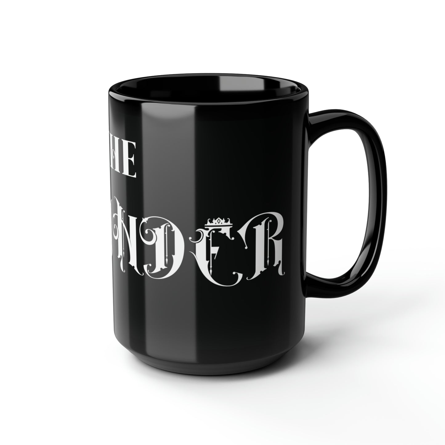 The Founder: Lady Boss Graphic Glossy Black Mug (11oz, 15oz)