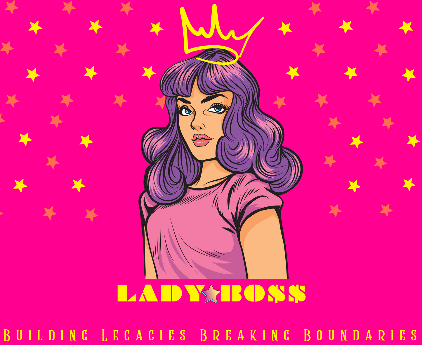 11oz Glossy Ceramic Mug: Lady Boss (Microwave and Dishwasher Safe)