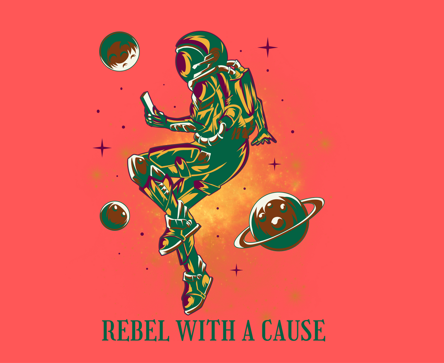 Unisex Tee: Rebel With A Cause