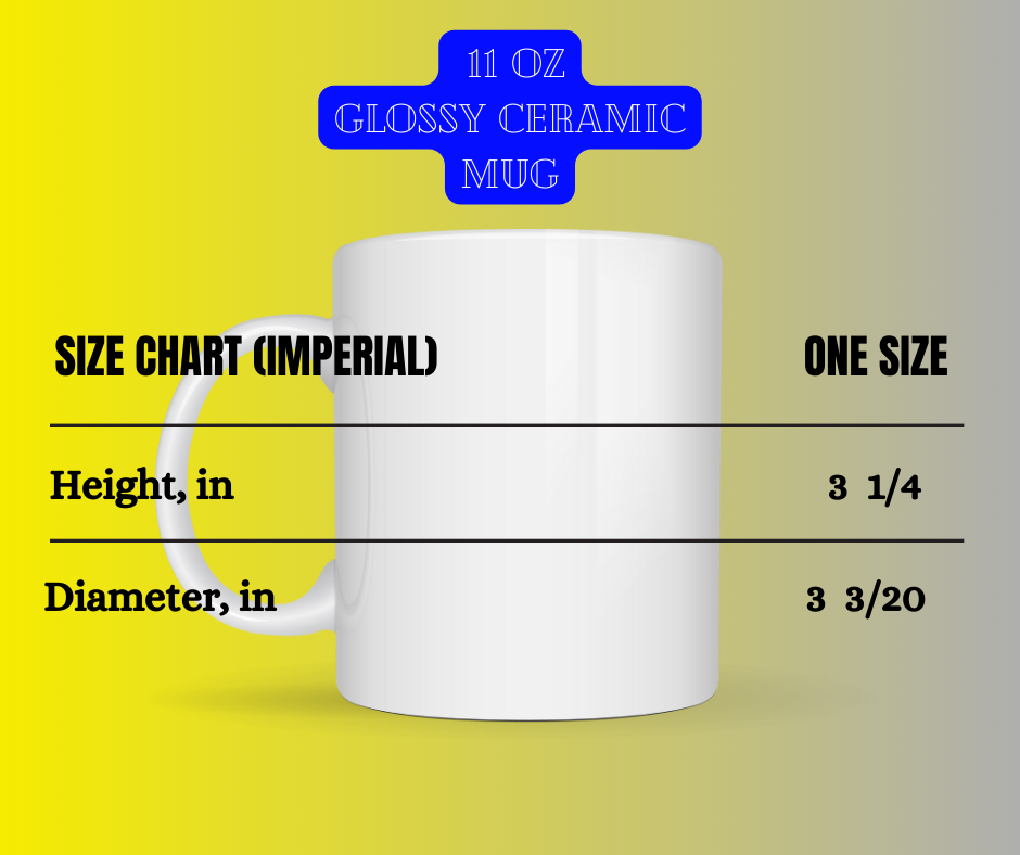 11oz Glossy Ceramic Mug: Innovate. Create. Dominate. (Microwave and Dishwasher Safe)