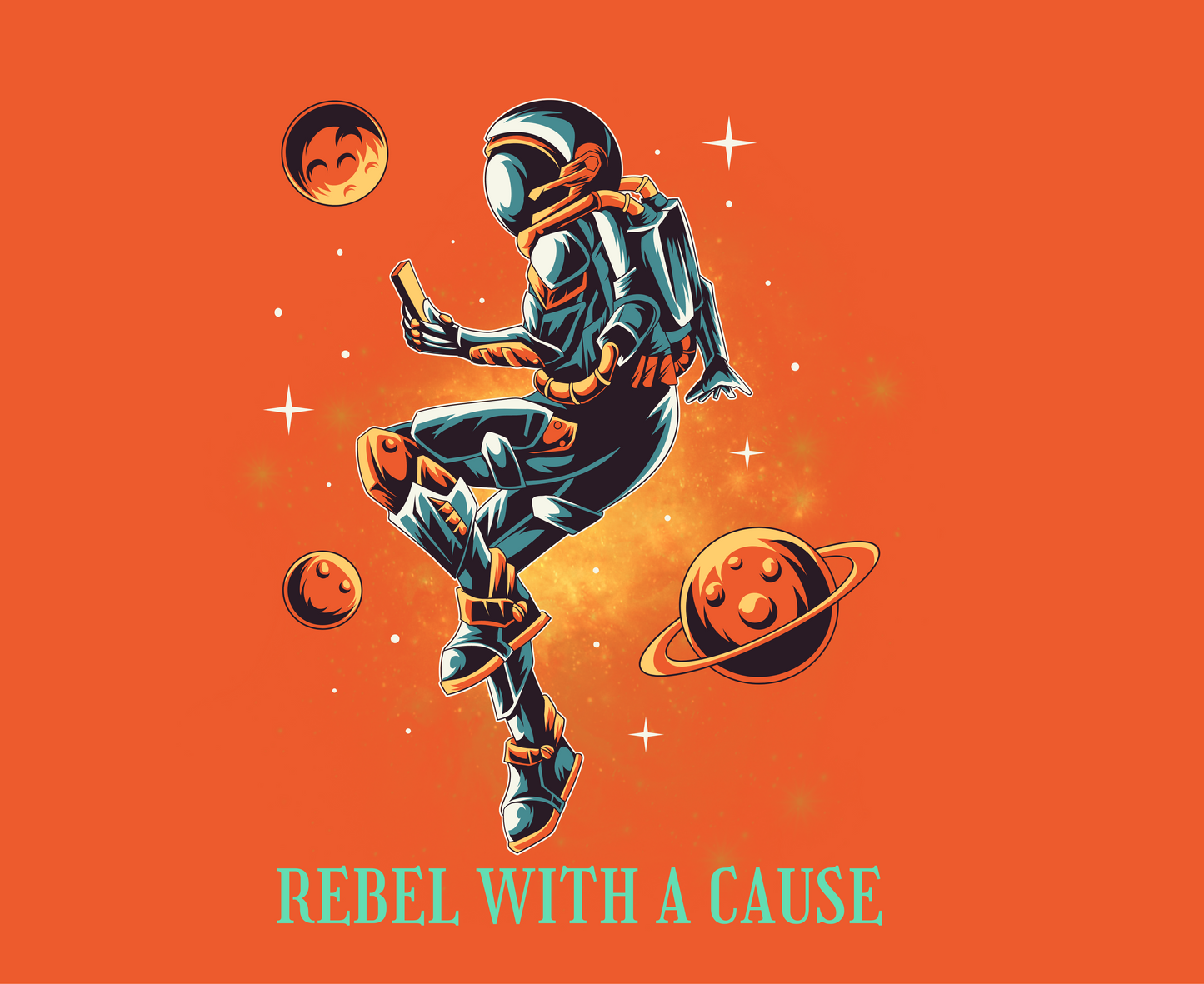 Unisex Tee: Rebel With A Cause