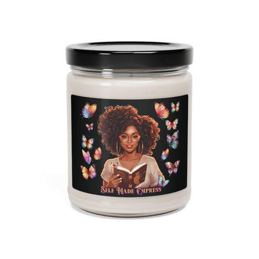 9oz Scented Soy Candle: Self-Made Empress  (Five Scents)