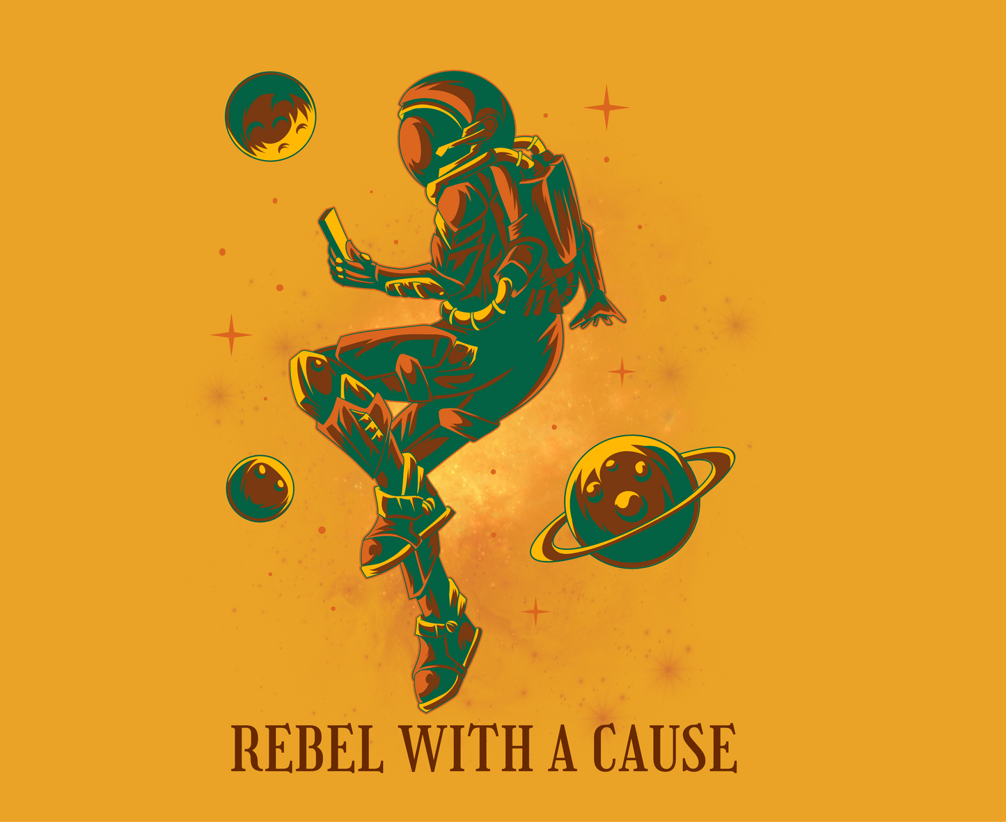 Unisex Tee: Rebel With A Cause