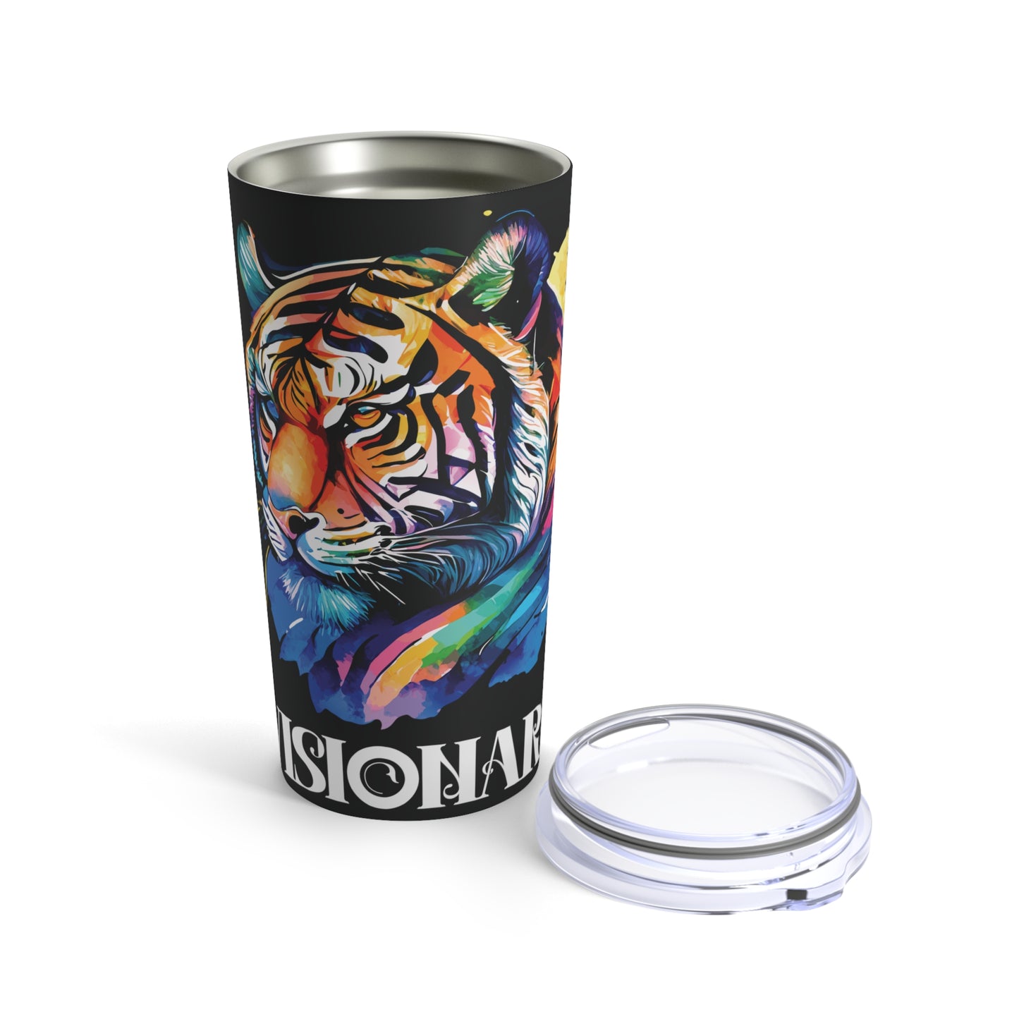 VISIONARY: Tiger Graphic Tumbler (20oz)