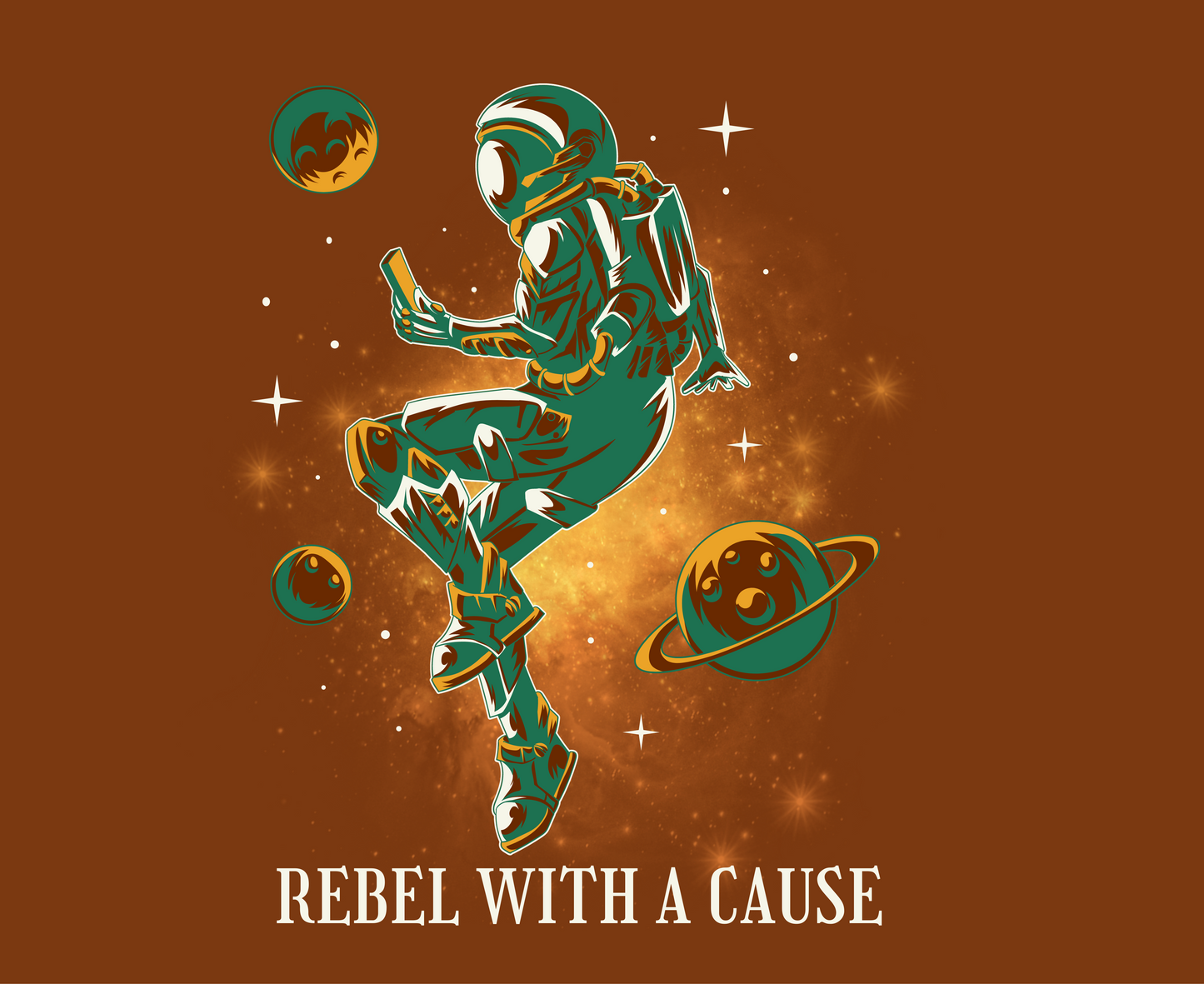 Unisex Tee: Rebel With A Cause