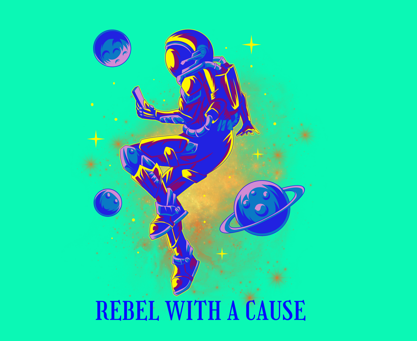 Unisex Tee: Rebel With A Cause