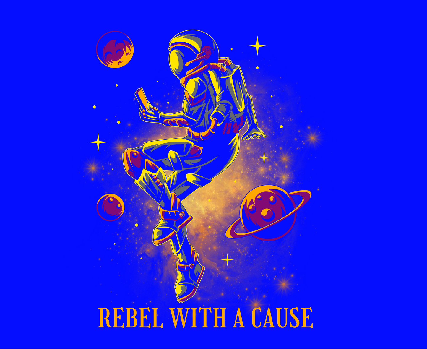 Unisex Tee: Rebel With A Cause