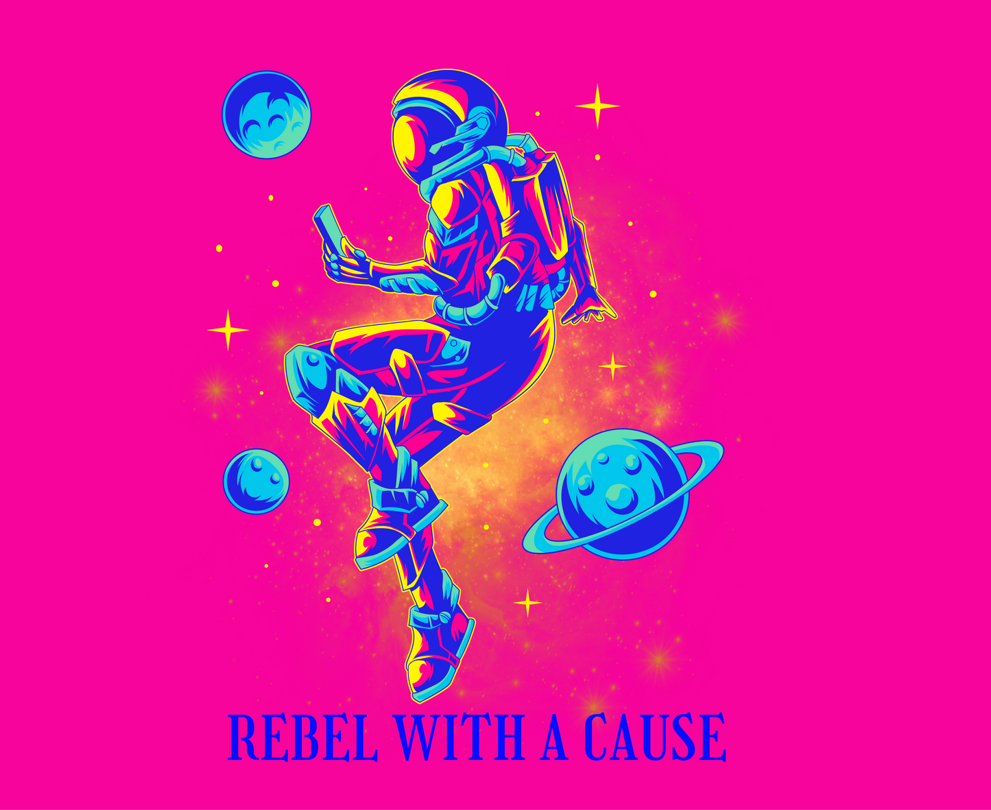 Unisex Tee: Rebel With A Cause