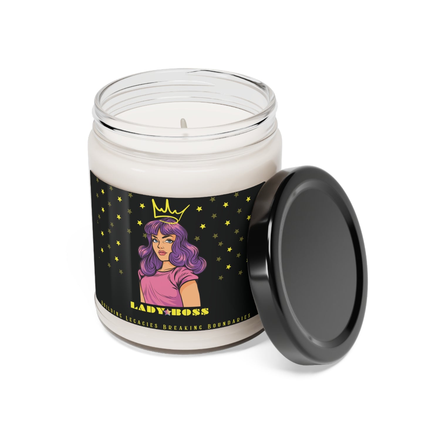 9oz Scented Soy Candle: LADY BO$$ (Five Scents)