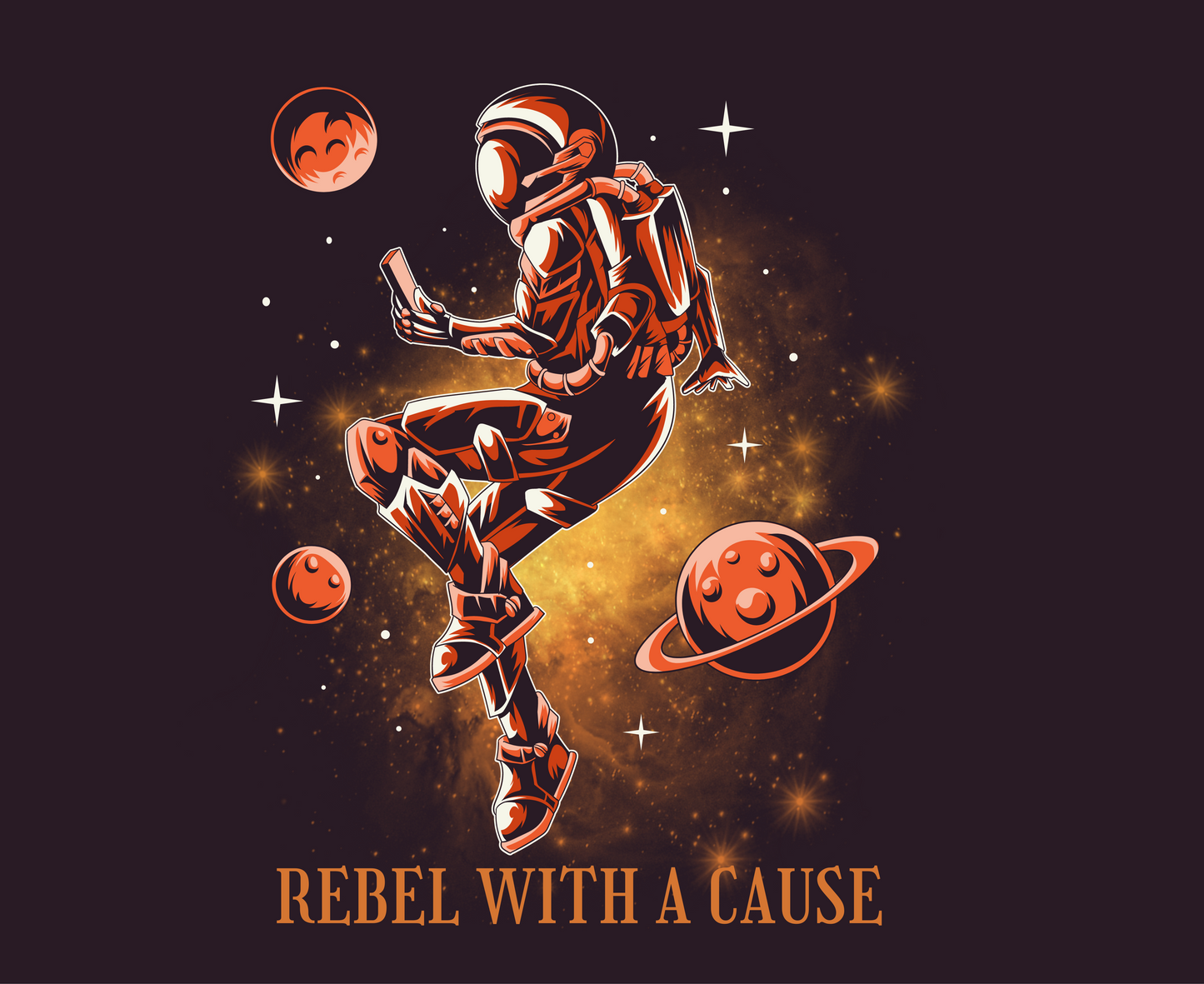 Unisex Tee: Rebel With A Cause