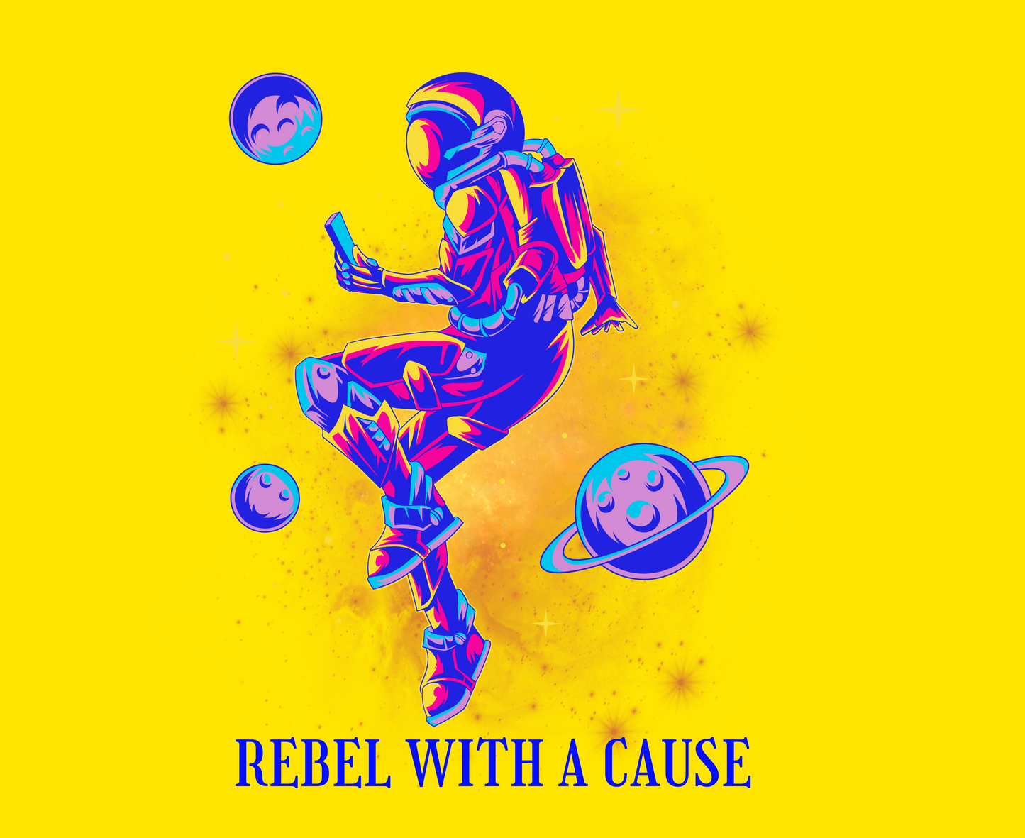 Unisex Tee: Rebel With A Cause