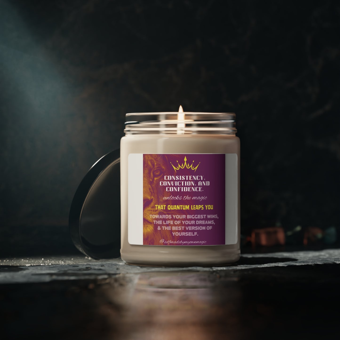 9oz Scented Soy Candle: Consistency, Conviction, and Confidence Unlocks The Magic (Five Scents)