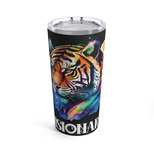 VISIONARY: Tiger Graphic Tumbler (20oz)