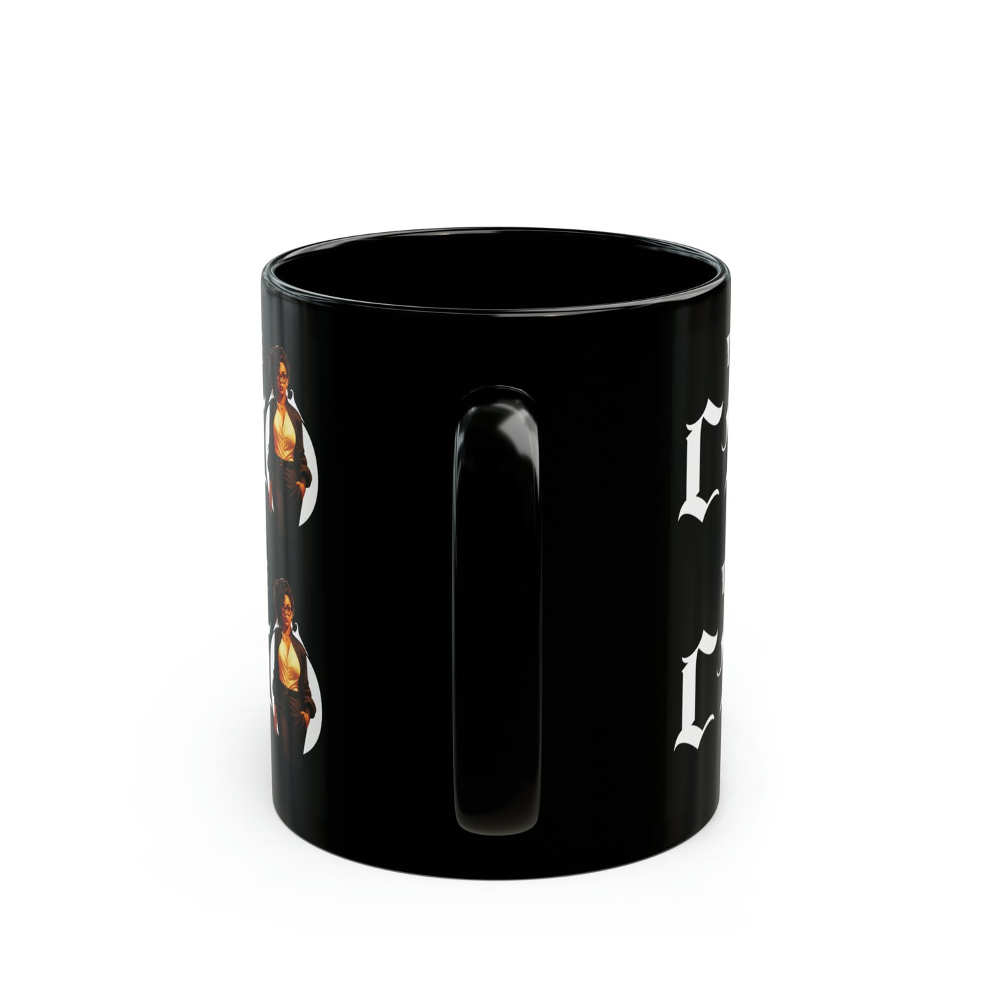 The CEO: Lady Boss Graphic Glossy Black Mug (11oz, 15oz)