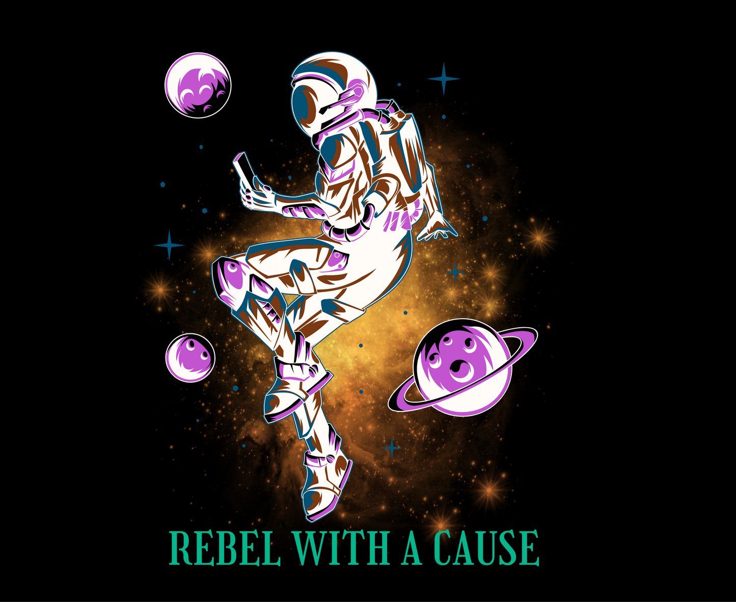 Unisex Tee: Rebel With A Cause