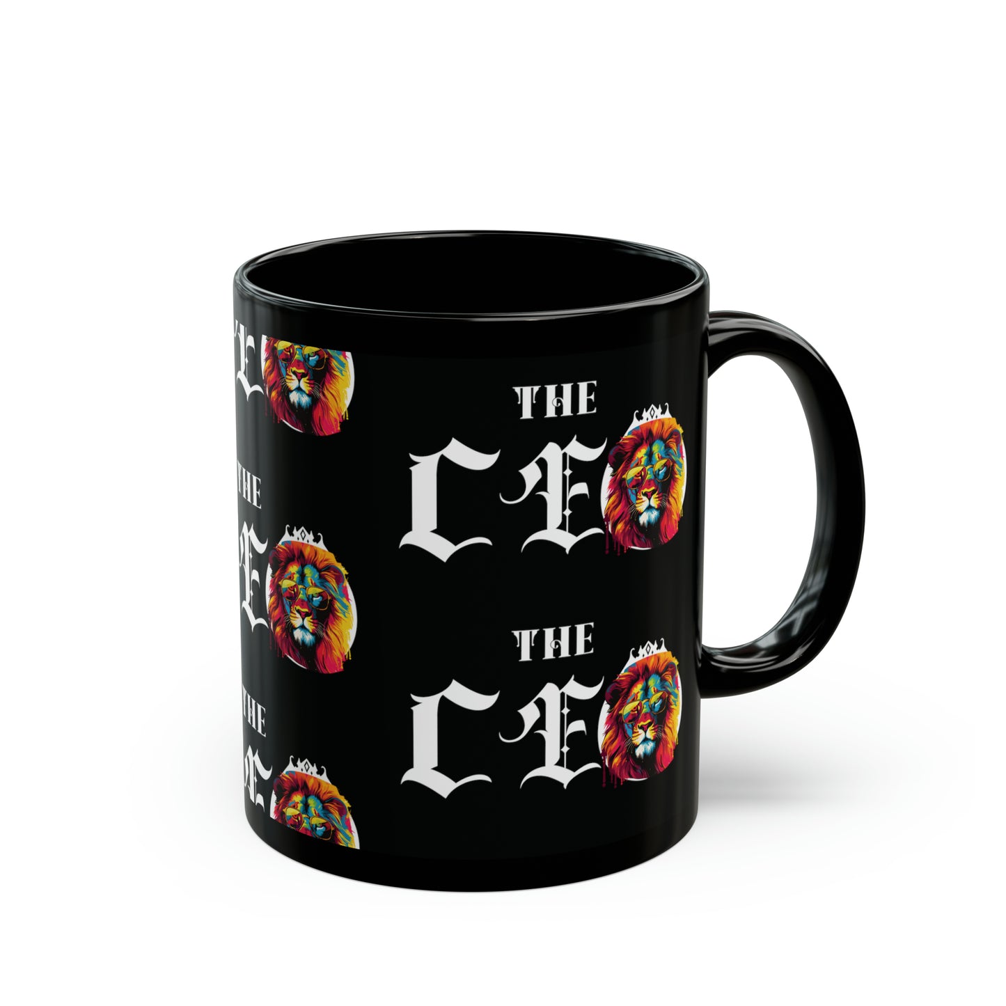 The CEO: Glossy Black Mug (11oz, 15oz)