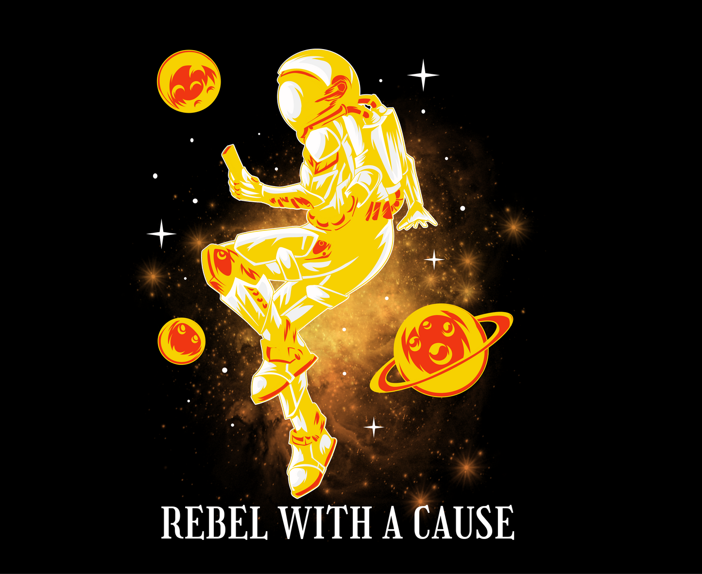 Unisex Tee: Rebel With A Cause