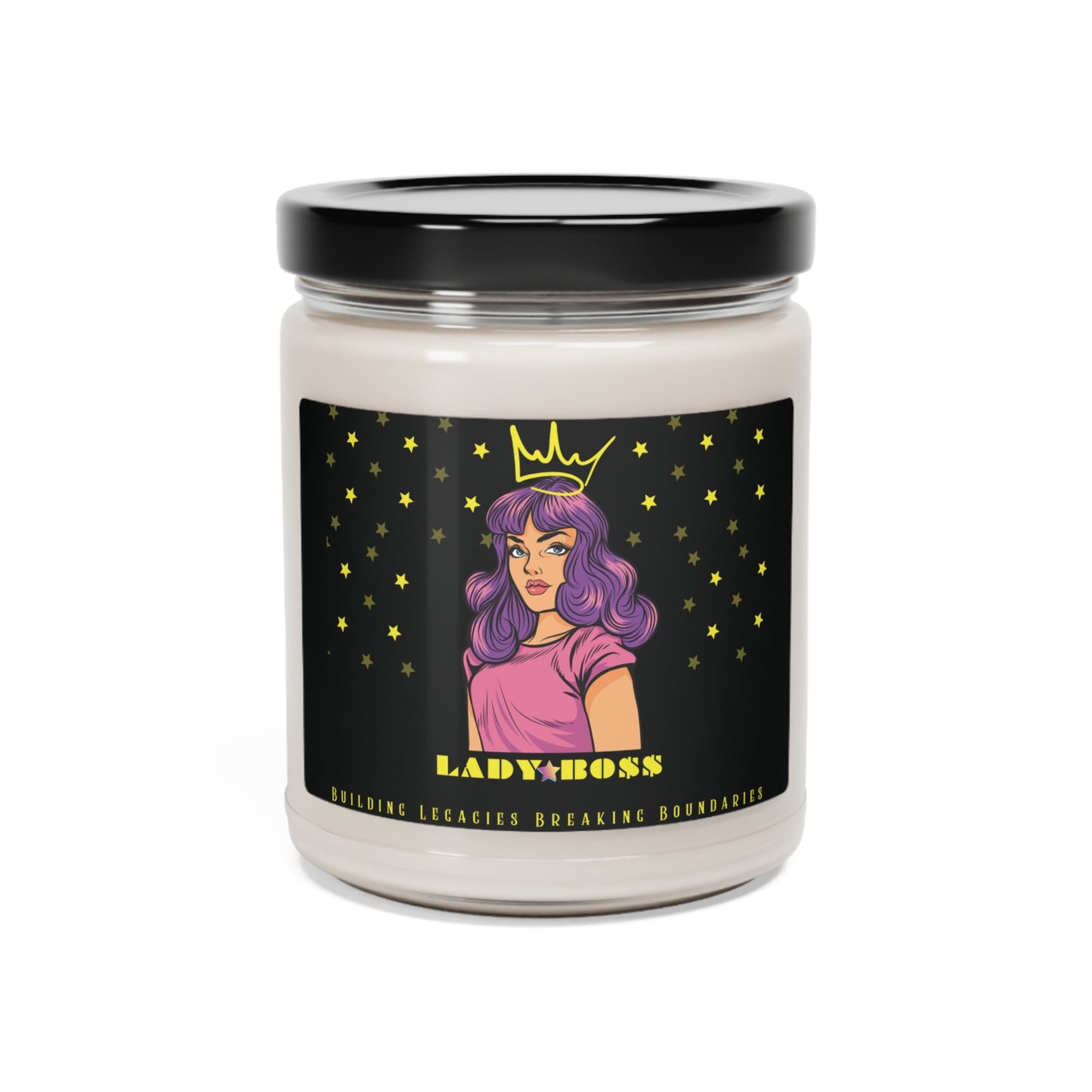 9oz Scented Soy Candle: LADY BO$$ (Five Scents)