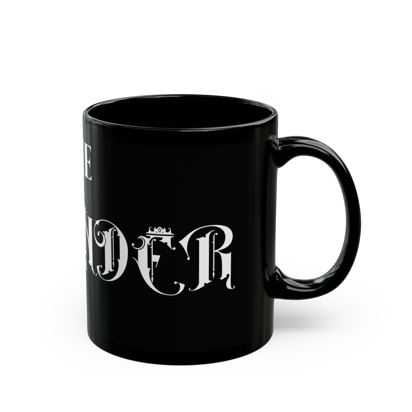 The Founder: Lady Boss Graphic Glossy Black Mug (11oz, 15oz)