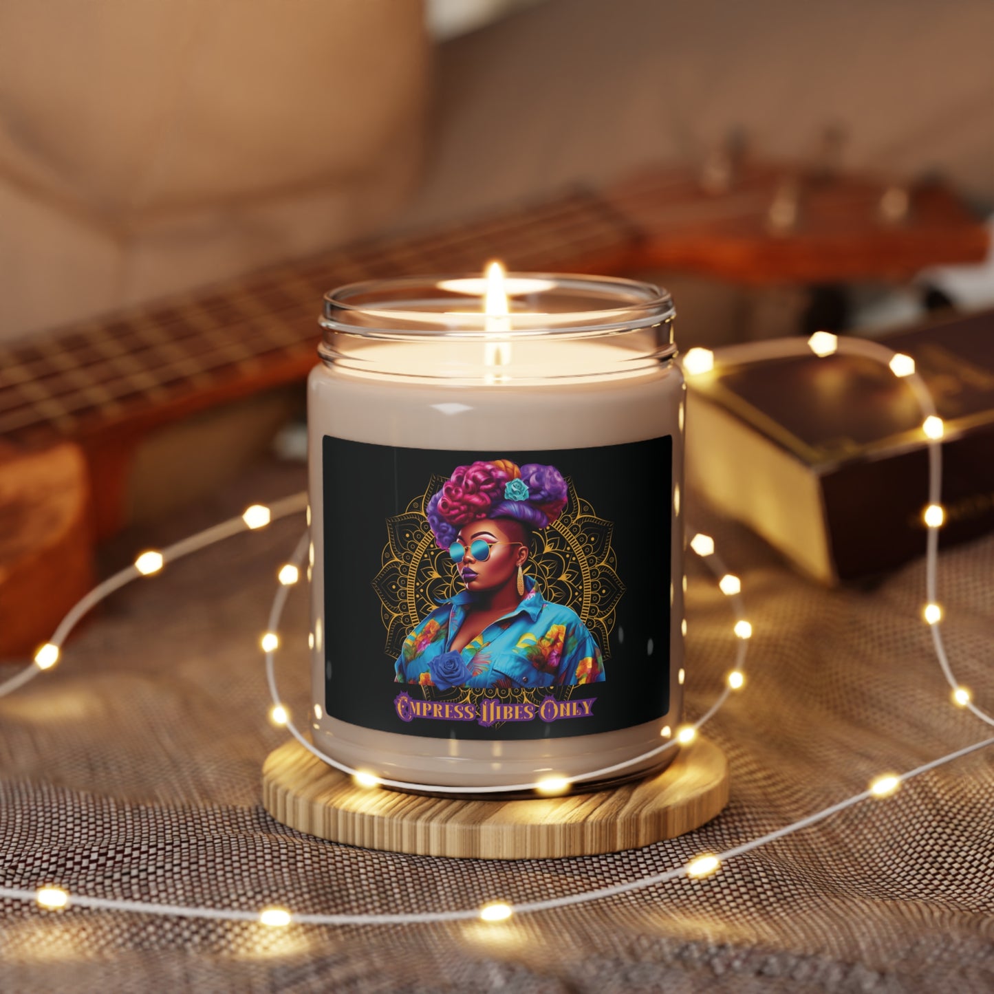 9oz Scented Soy Candle: Empress Vibes Only (Five Scents)