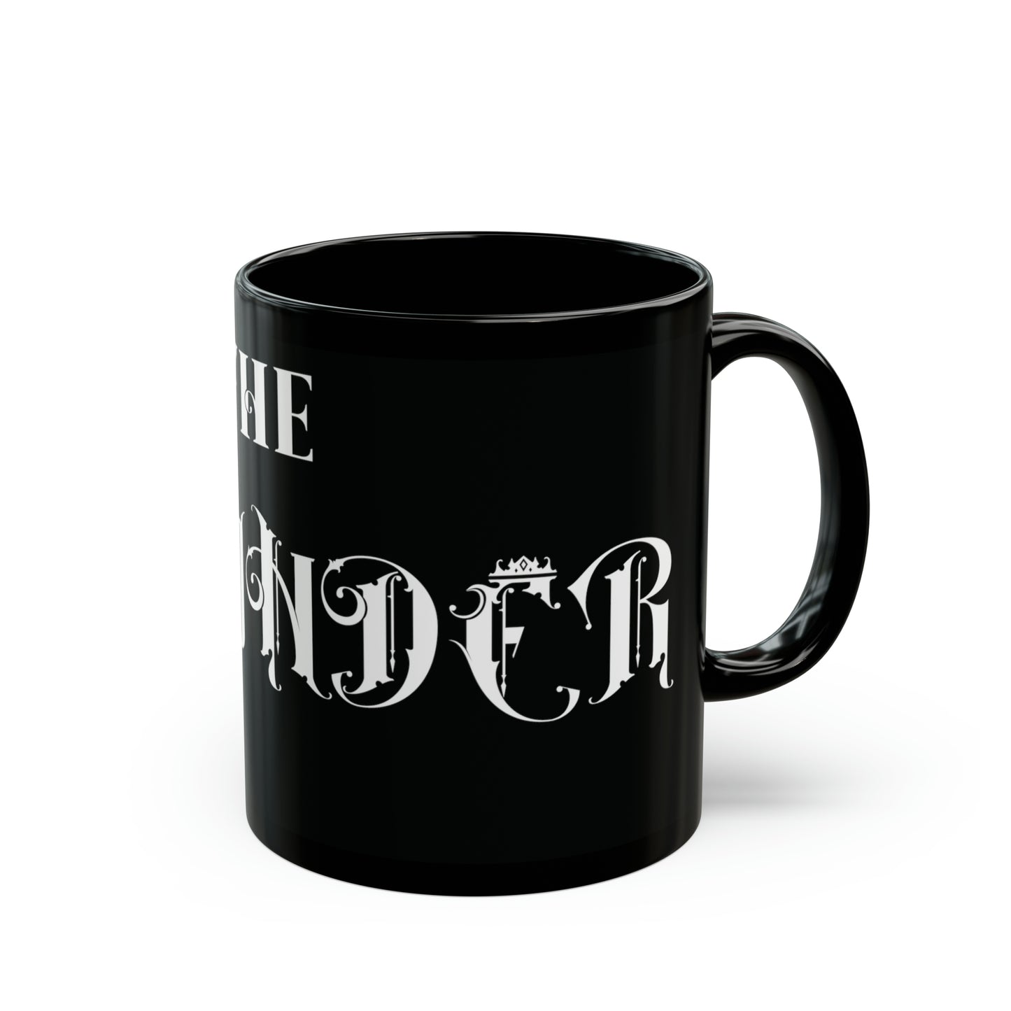 The Founder: Lady Boss Graphic Glossy Black Mug (11oz, 15oz)