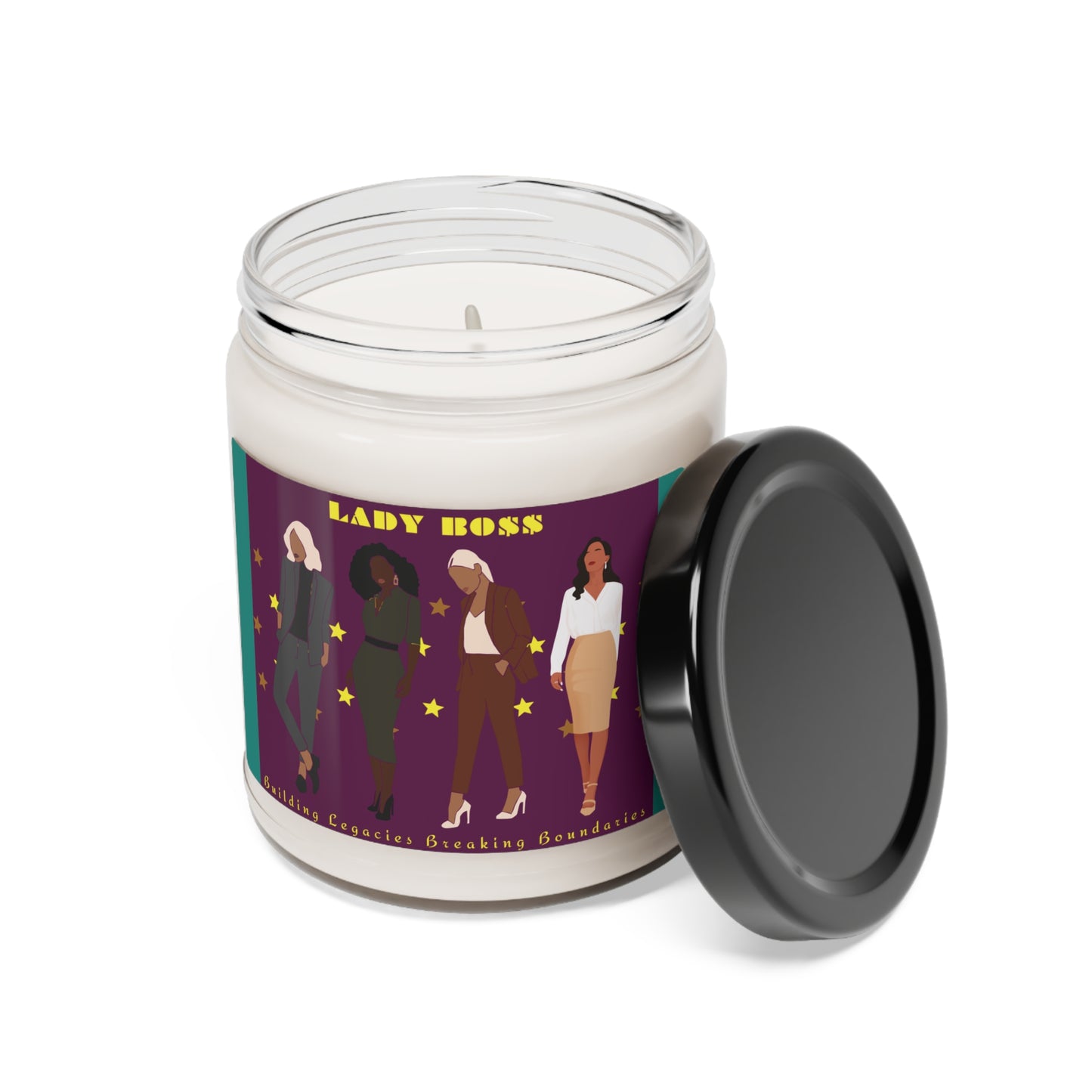 9oz Scented Soy Candle: LADY BO$$ (Five Scents)