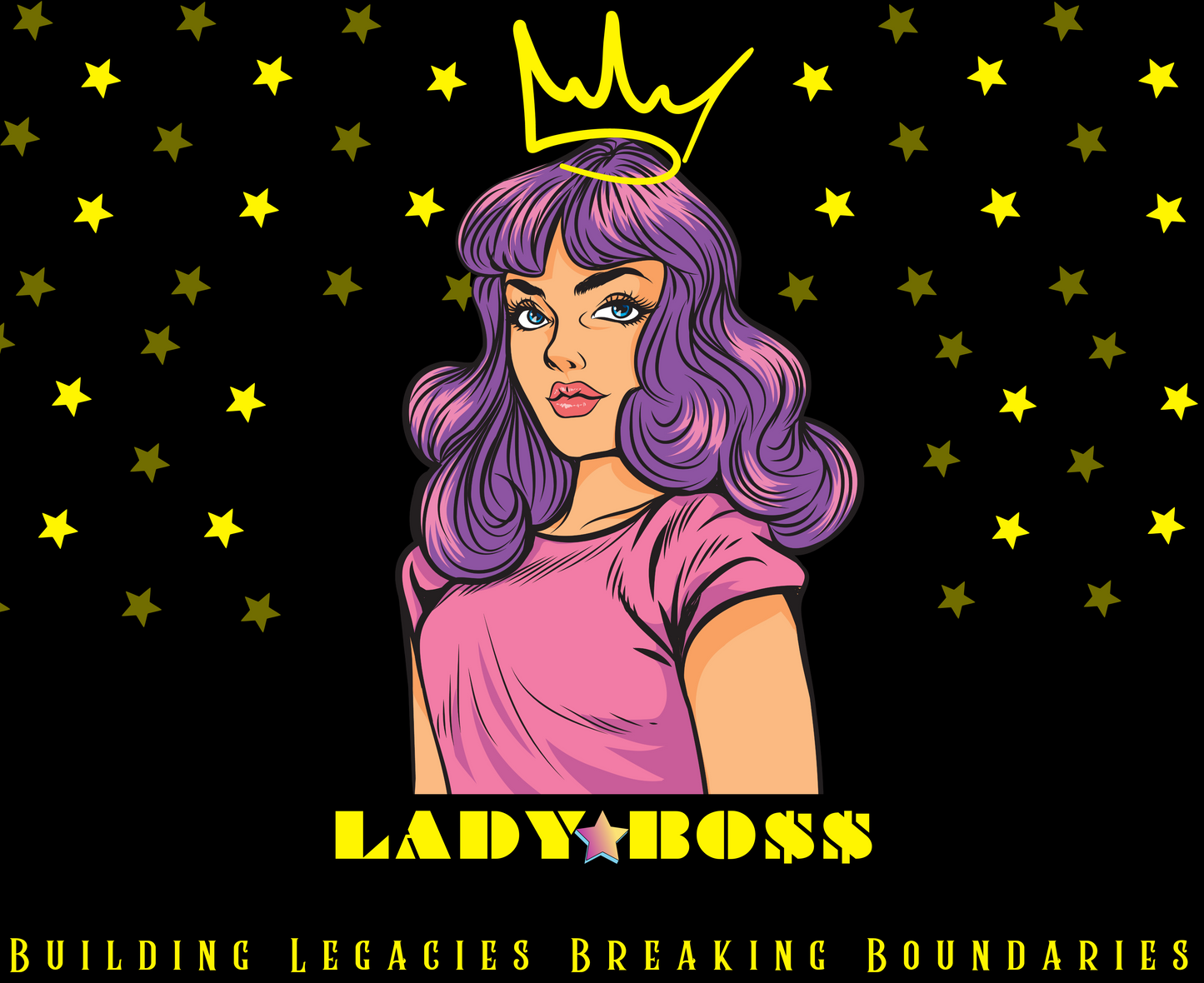 Snapback Mesh Trucker Hat: Lady Boss (Four Colors)