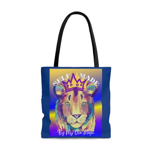 The Emblem Artwork: Colorful Tote Bag in Legacy Blue (2-Sided Design, 3 Sizes Available!)