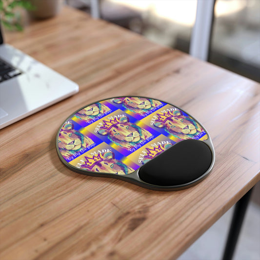 The Emblem Artwork: Ergonomic Memory Foam™ Mouse Pad With Wrist Rest