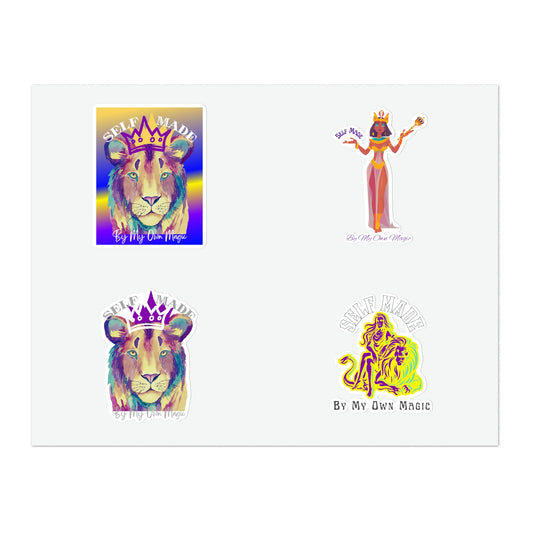 The Royal Purple Conglomerate: Eco-Friendly Vinyl Sticker Sheets (Holographic, White, and Transparent)