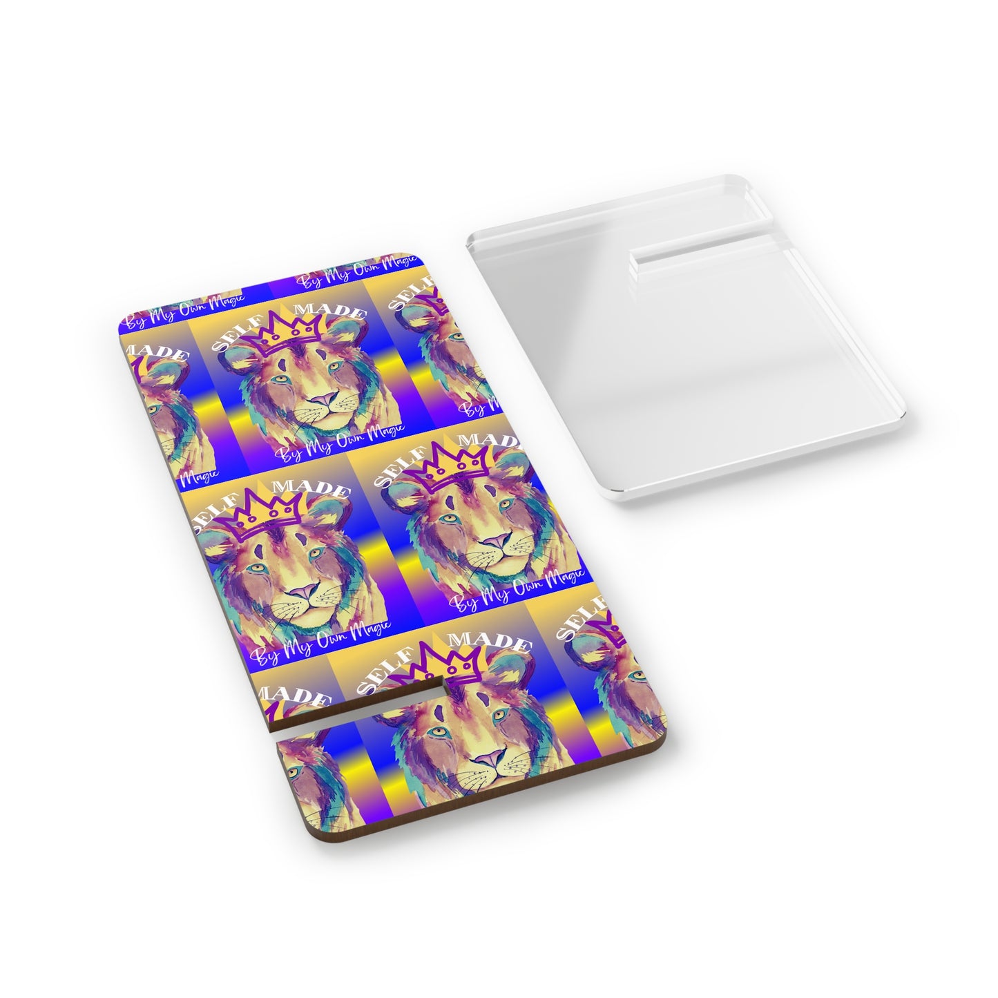 The Emblem Artwork: Mobile Display Stand for Smartphones in Glossy Finish