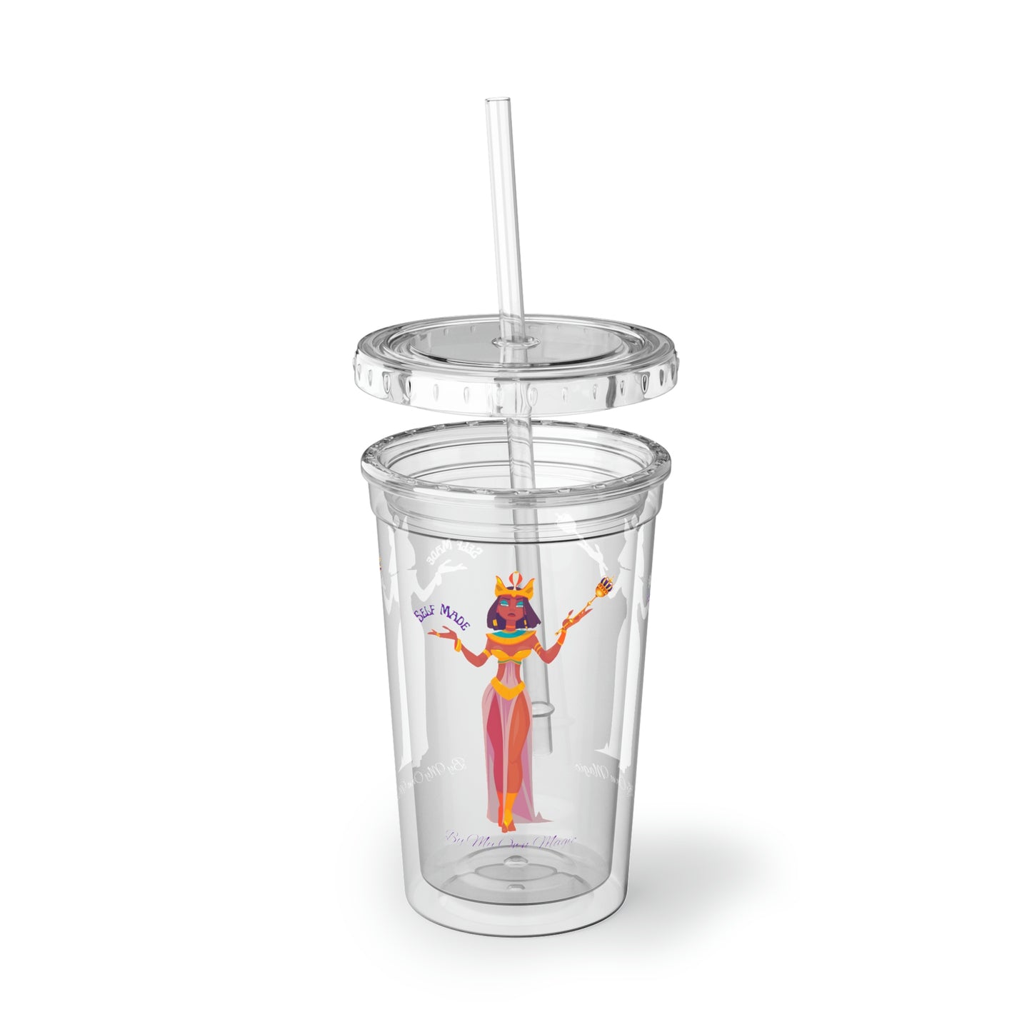 The Classic Empress in Royal Purple: BPA Free Suave Acrylic Cup, 16oz (For Hot and Cold Drinks!)