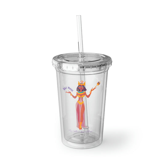 The Classic Empress in Royal Purple: BPA Free Suave Acrylic Cup, 16oz (For Hot and Cold Drinks!)