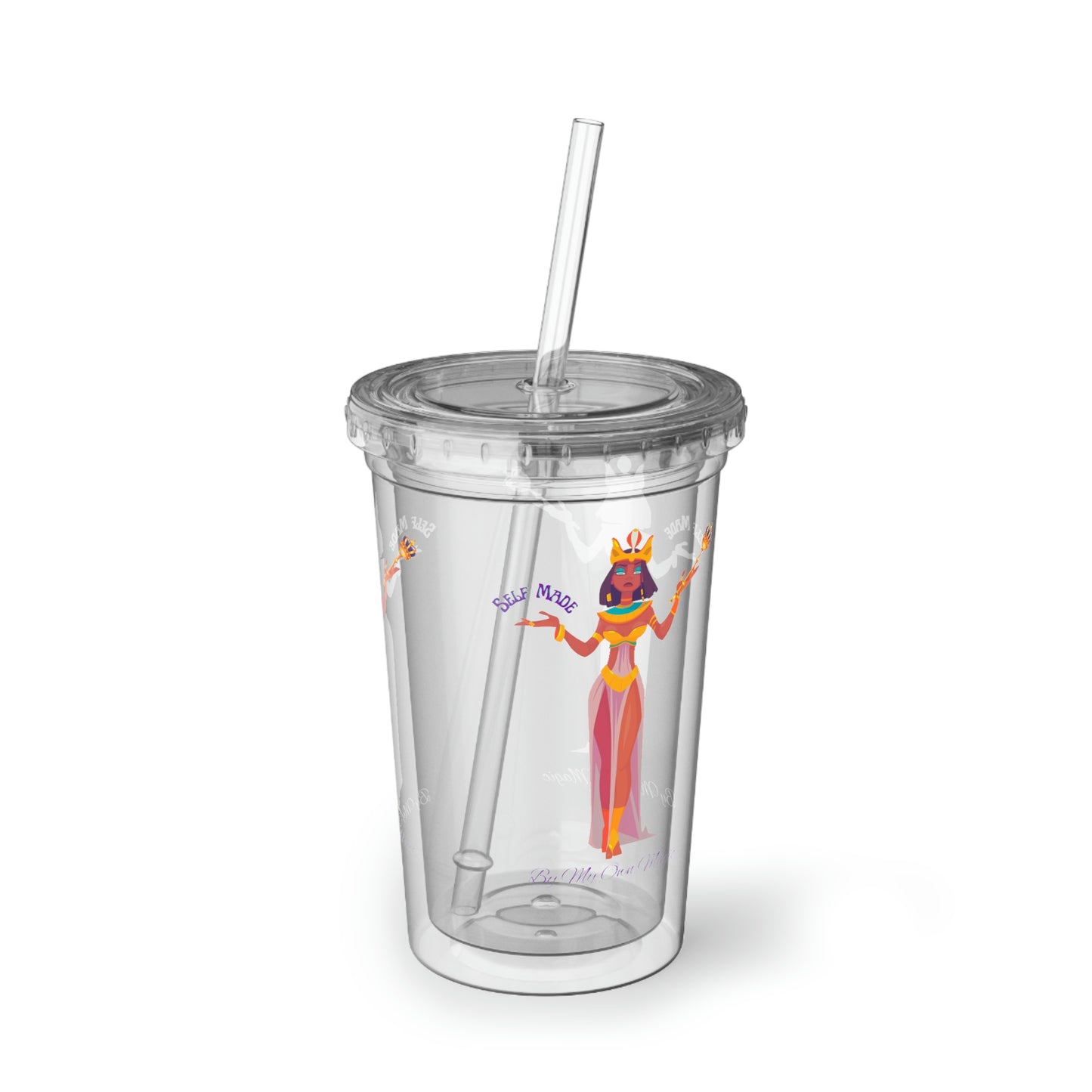 The Classic Empress in Royal Purple: BPA Free Suave Acrylic Cup, 16oz (For Hot and Cold Drinks!)