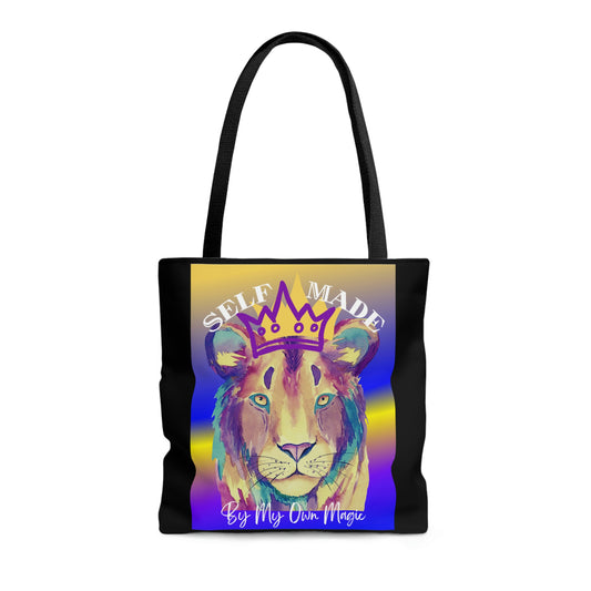 The Emblem Artwork: Classic Tote Bag in Black (2-Sided Design, 3 Sizes Available!)