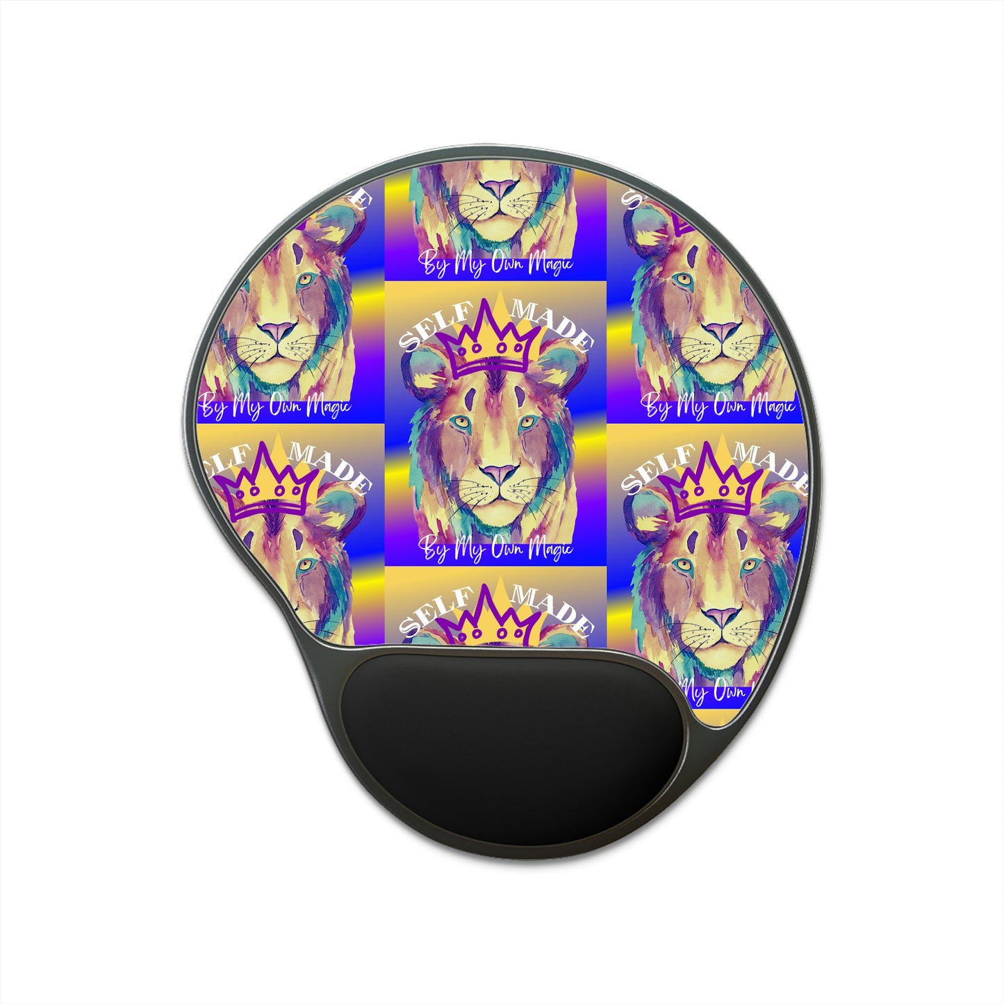 The Emblem Artwork: Ergonomic Memory Foam™ Mouse Pad With Wrist Rest